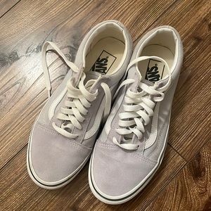Light Gray Vans Never Worn